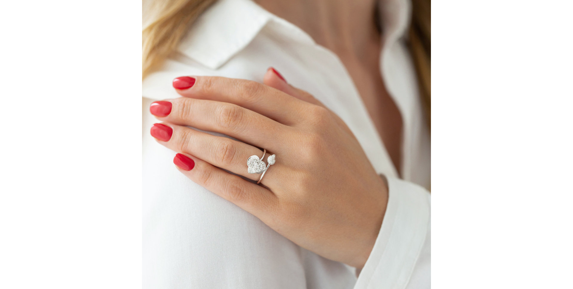 Prsten s diamanty Garden Rhytm