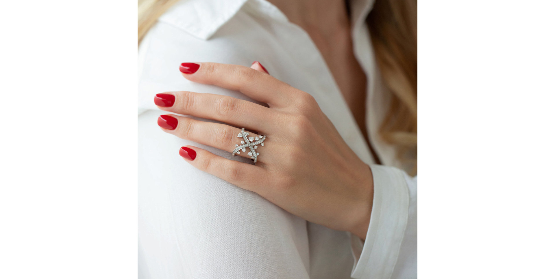 Prsten s diamanty Goddess Romance