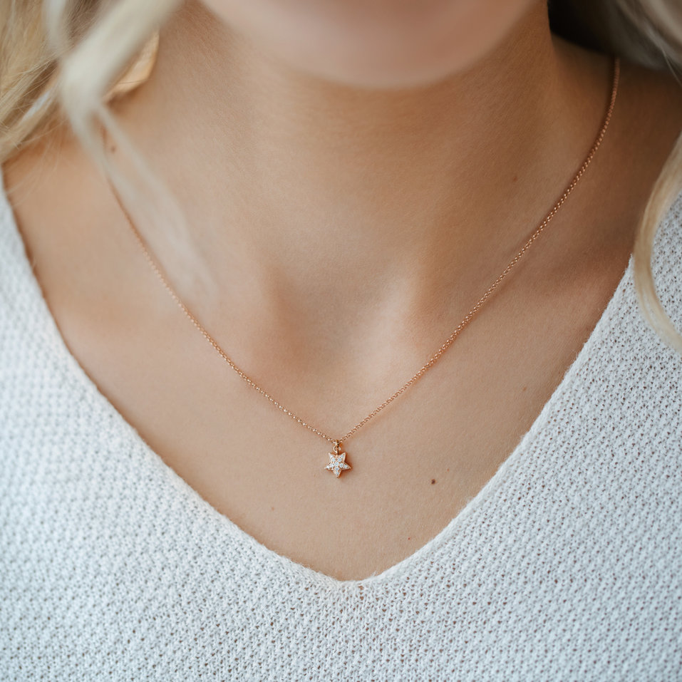 Náhrdelník s diamanty Waterfall Heaven