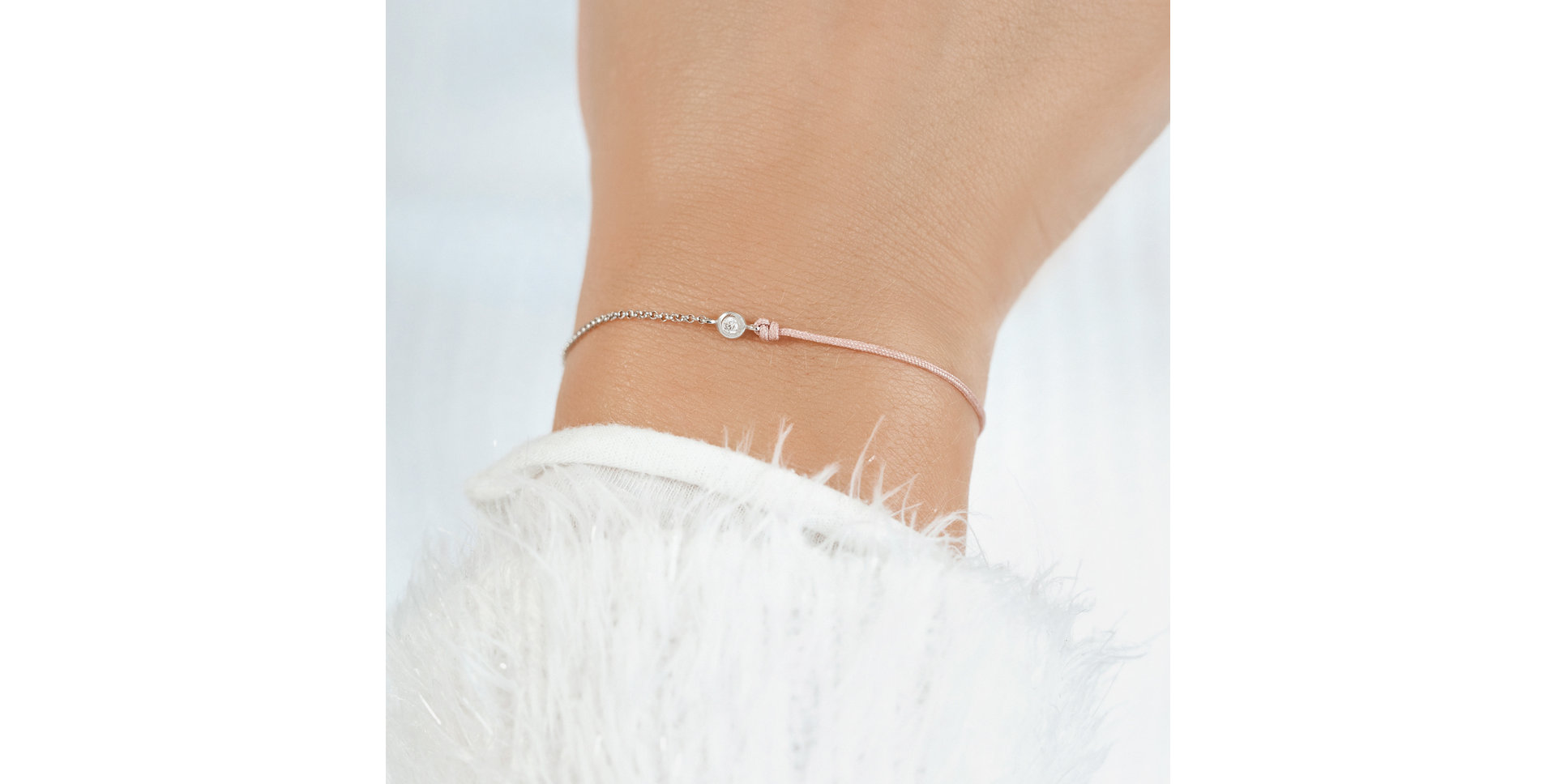 Diamantový náramek se šňůrkou Effect Diamond