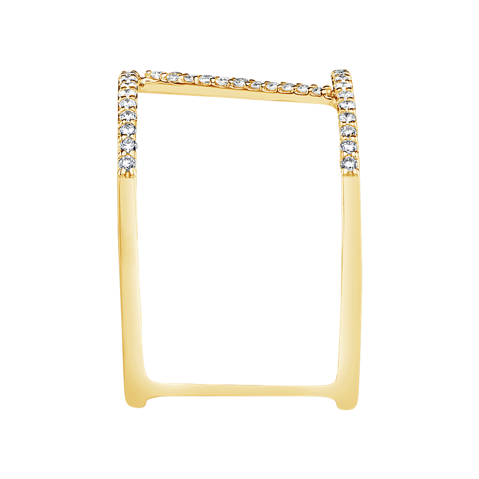 Prsten s diamanty Victory Line