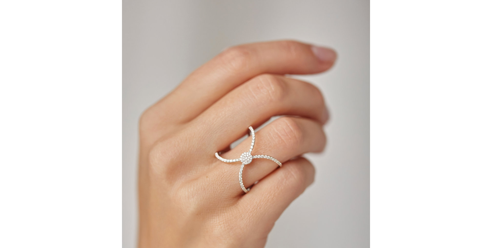 Prsten s diamanty Lustrous Charm