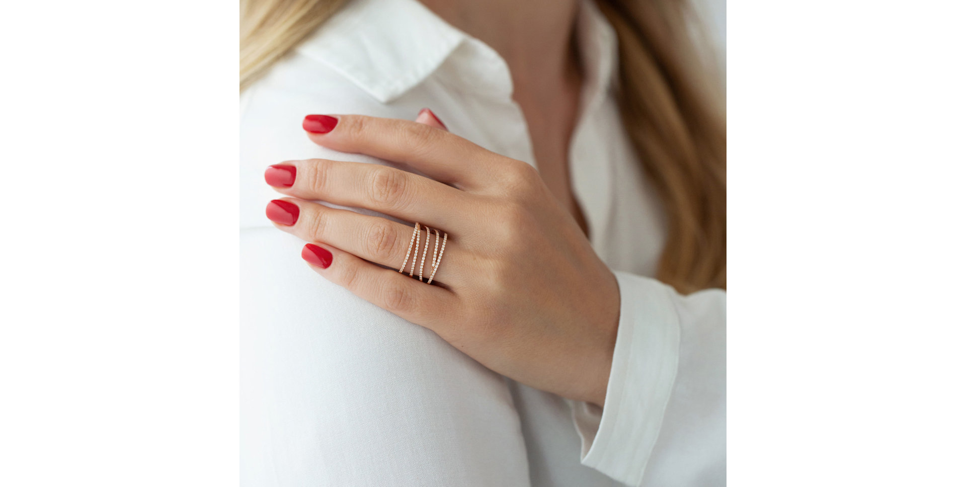 Prsten s diamanty Moonlight Lure