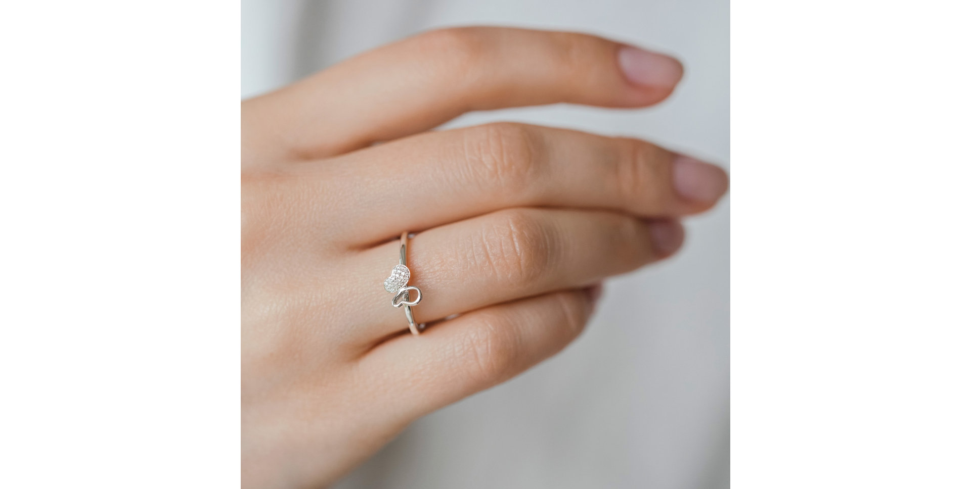 Prsten s diamanty Butterfly