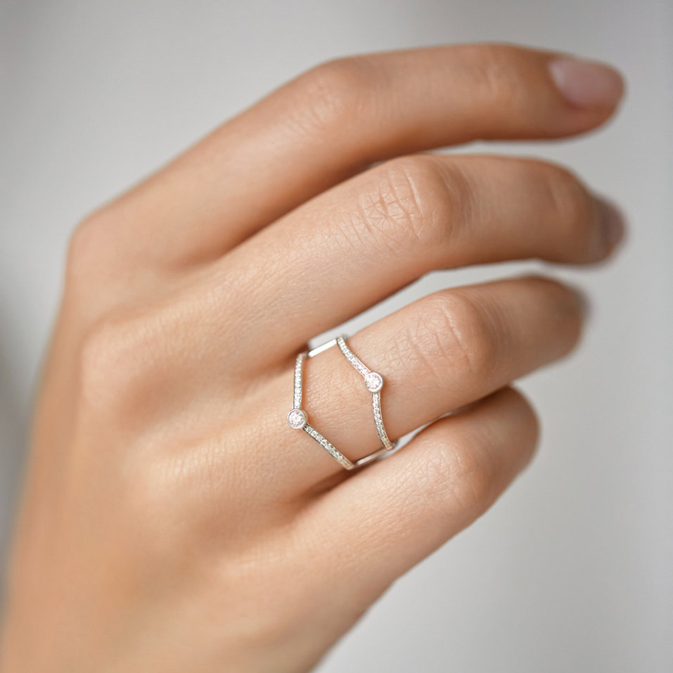 Prsten s diamanty Vibrant Devotion