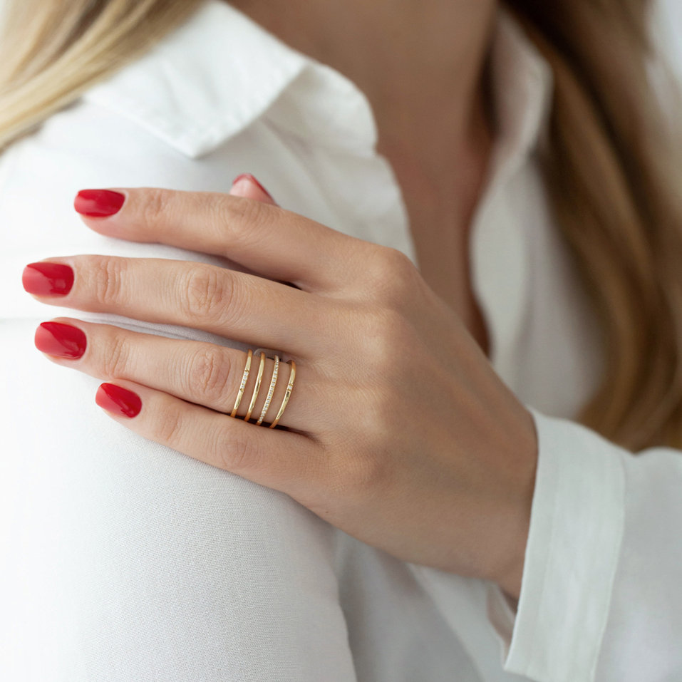 Prsten s diamanty Moonlight Infinity