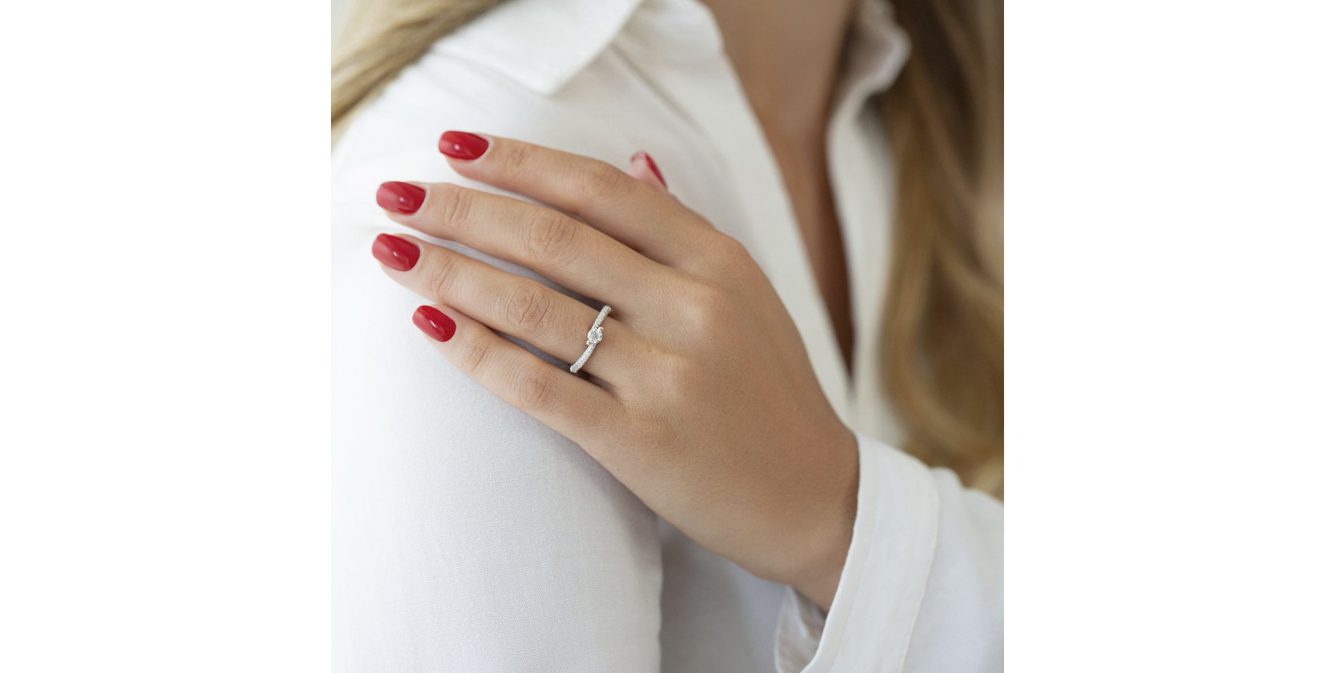 Prsten s diamanty Artistic