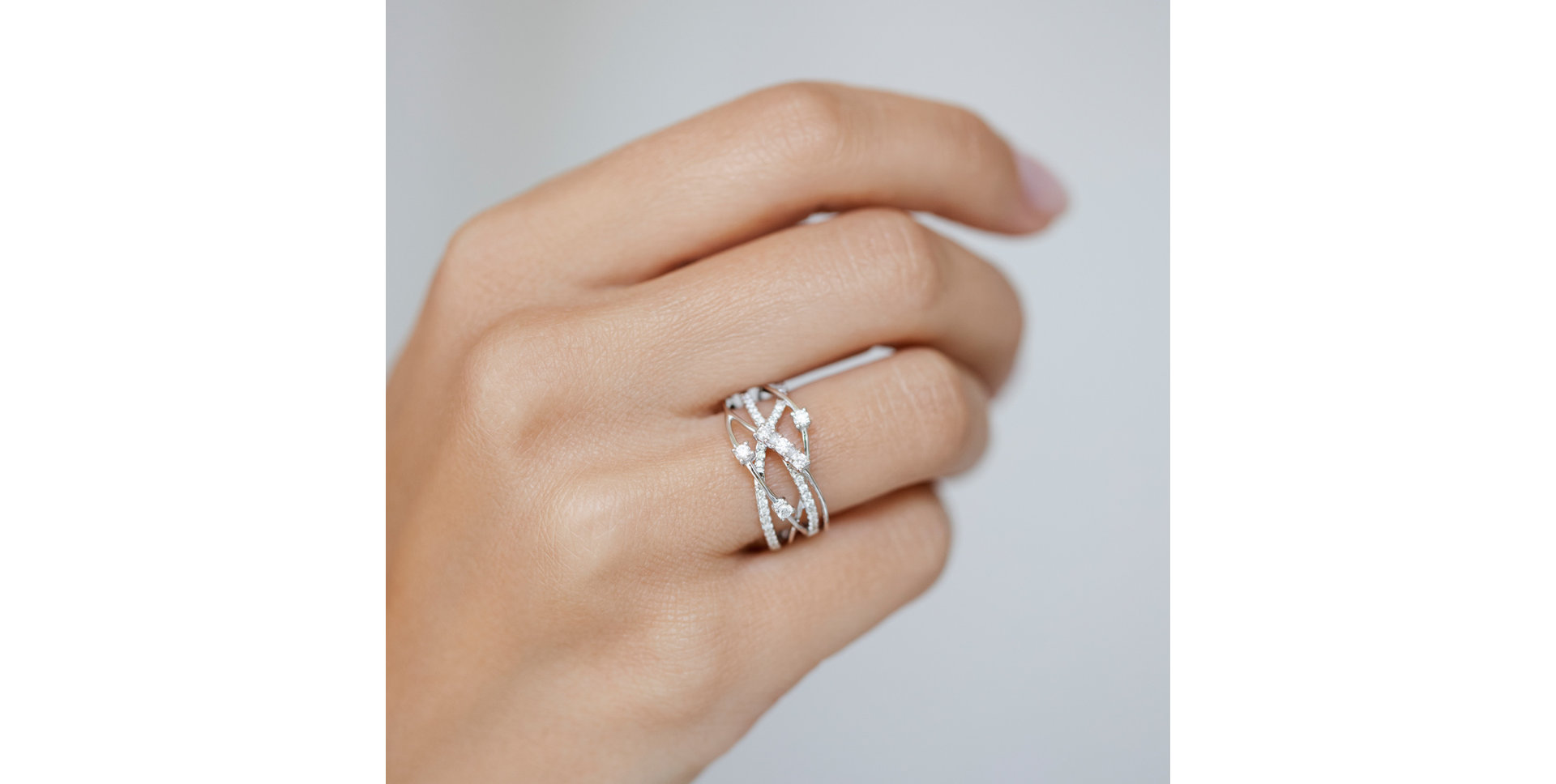 Prsten s diamanty Dazzling Elegance