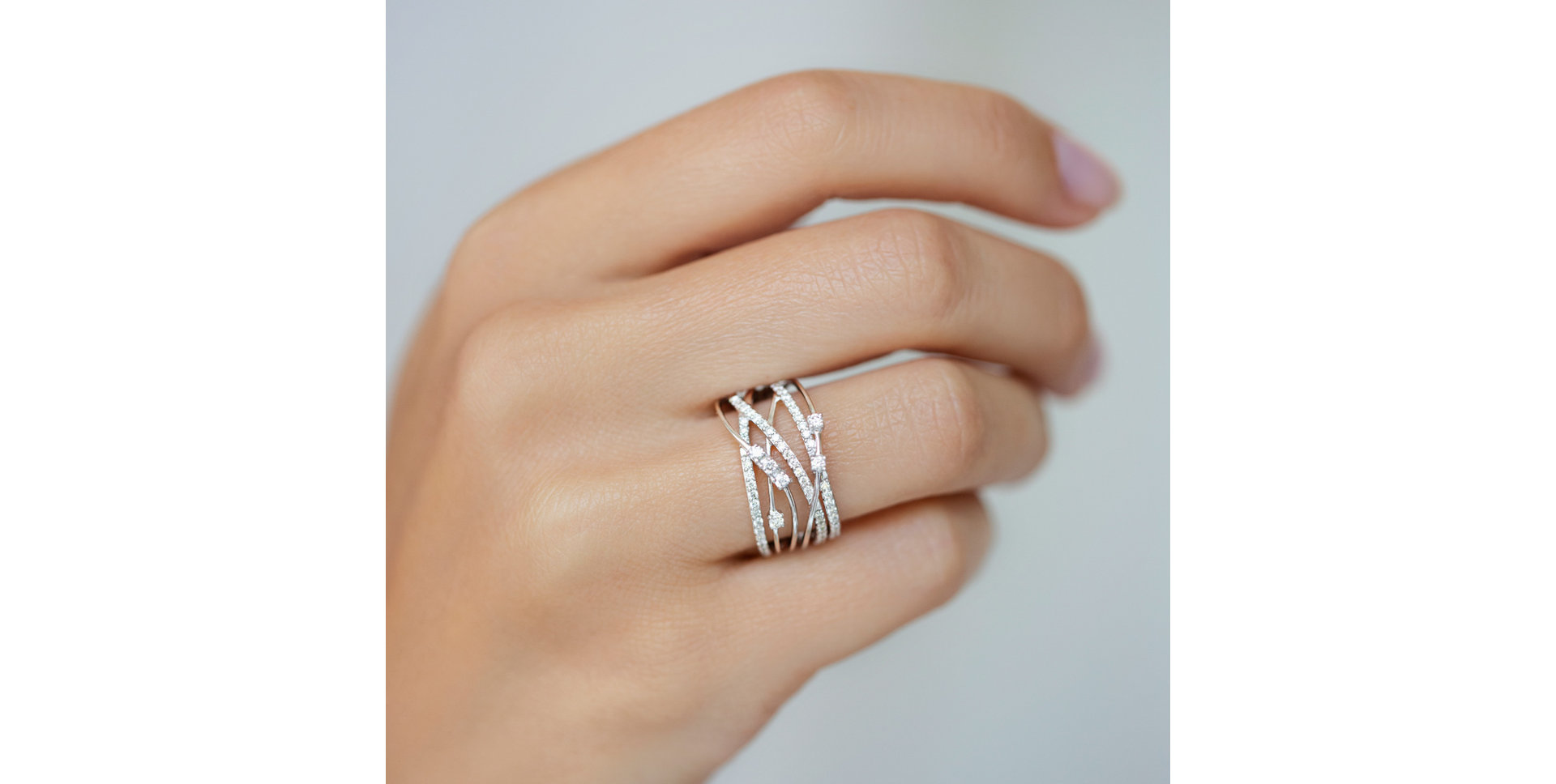 Prsten s diamanty Shiny Elegance