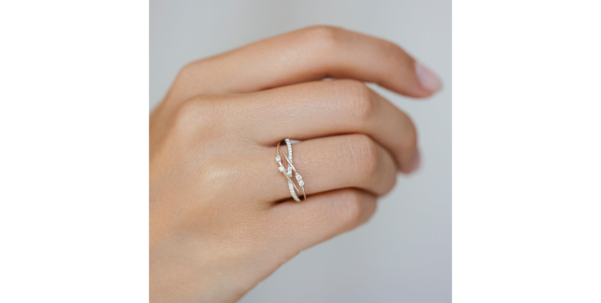 Prsten s diamanty Savage Elegance