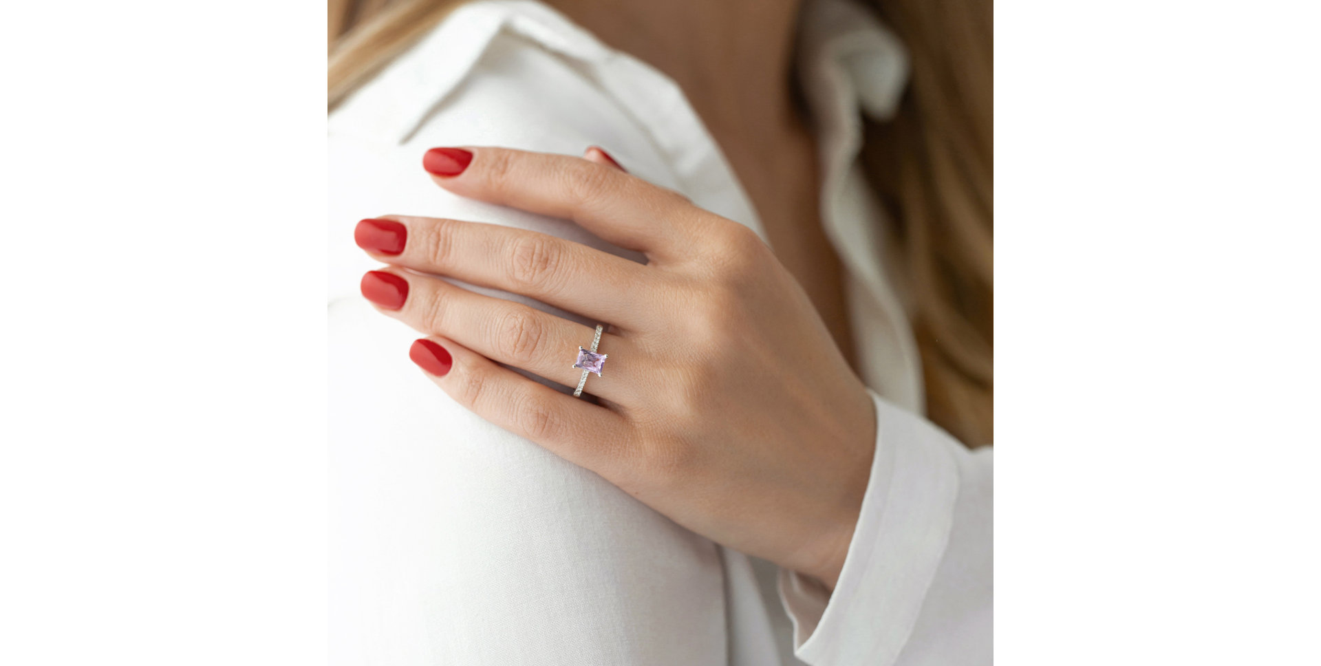 Prsten s citrínem a diamanty Miracle Gem