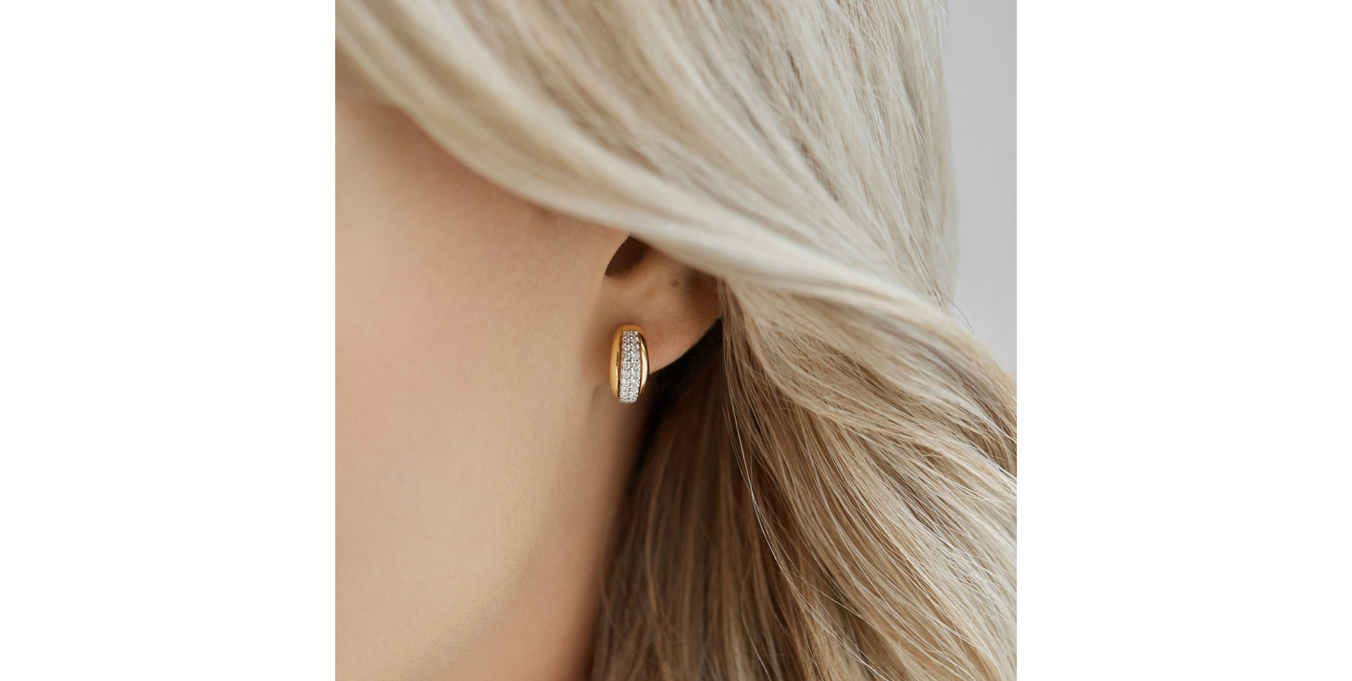 Náušnice s černými diamanty Sunshine Tears