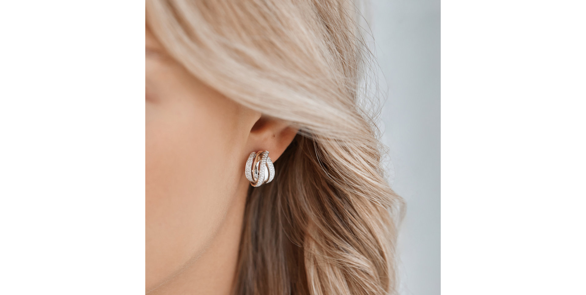 Náušnice s diamanty Festive Moment