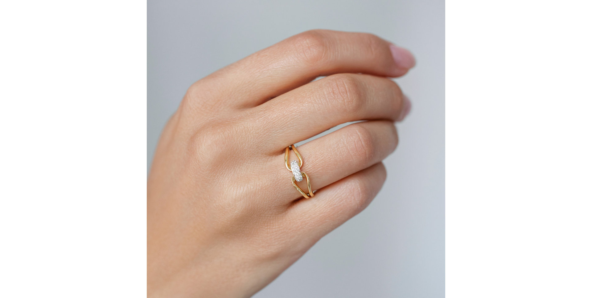 Prsten s diamanty Shiny Bond