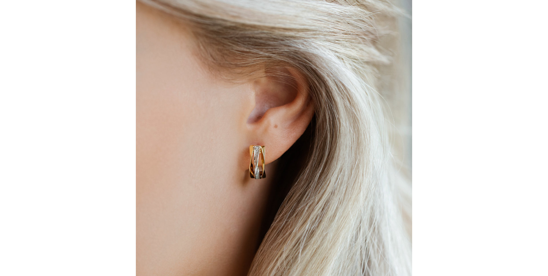 Náušnice s diamanty True Elegance