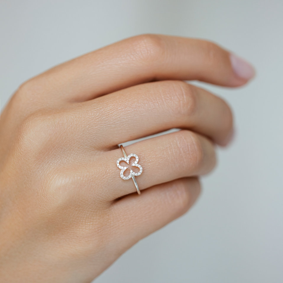 Prsten s diamanty Glamour