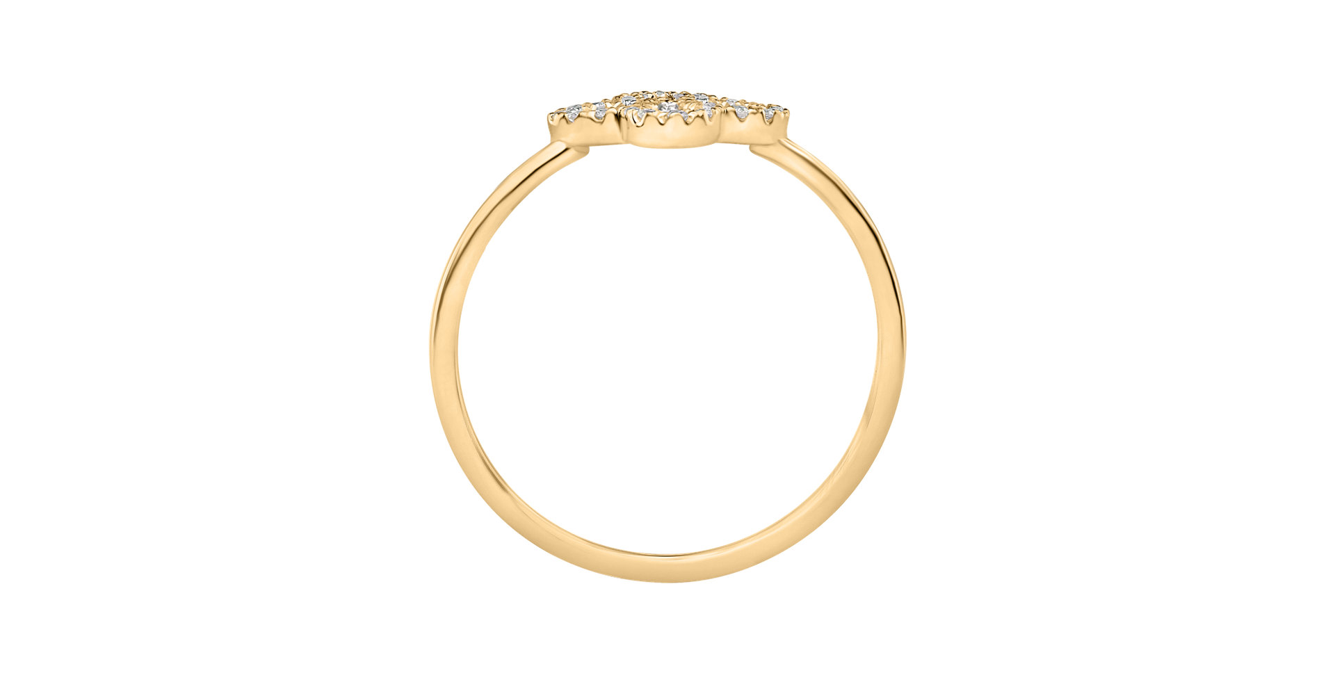 Prsten s diamanty Glamorous Petals