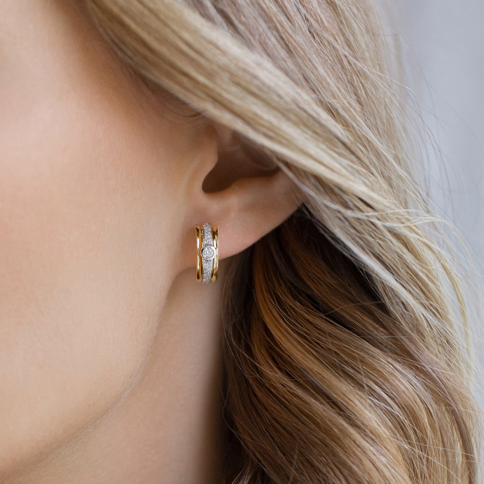 Náušnice s diamanty Fairytale Sparkle