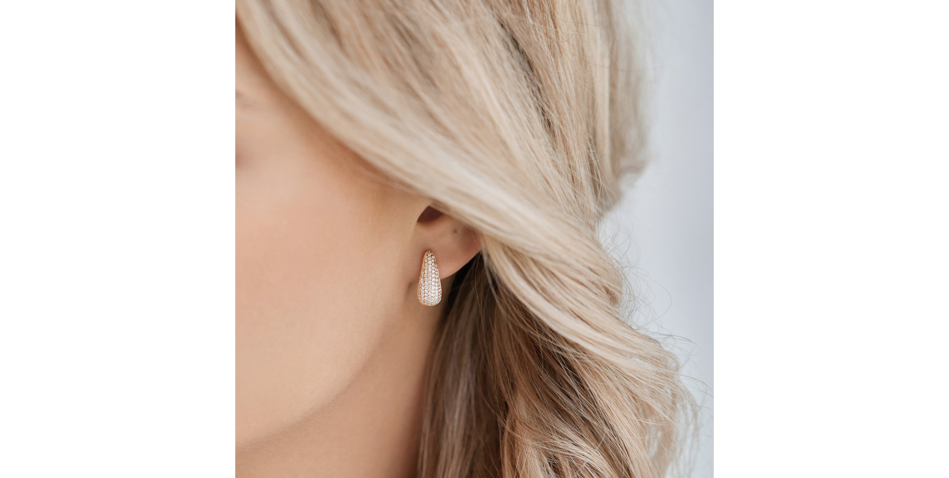 Náušnice s hnědými diamanty Charming Gem