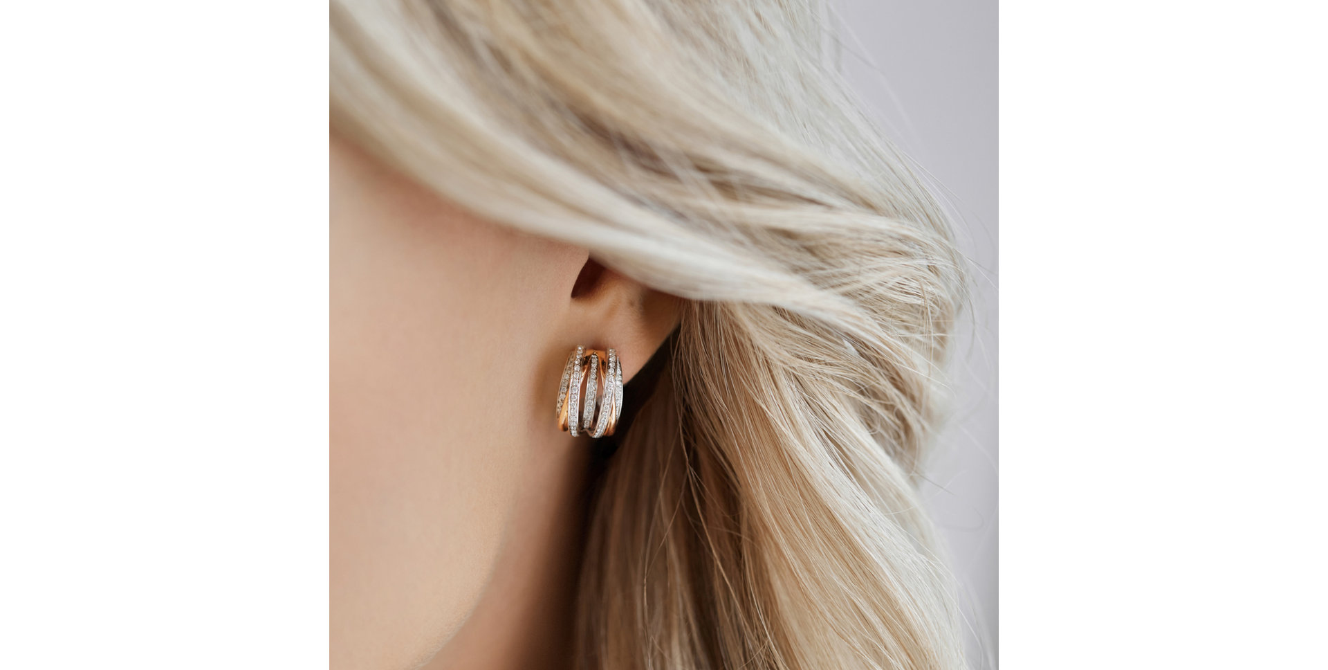 Náušnice s diamanty Luxury Pleasure