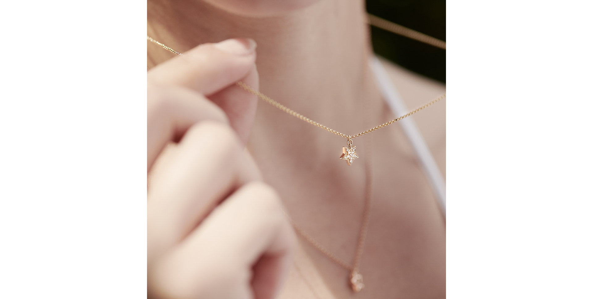 Náhrdelník s diamanty Waterfall Heaven