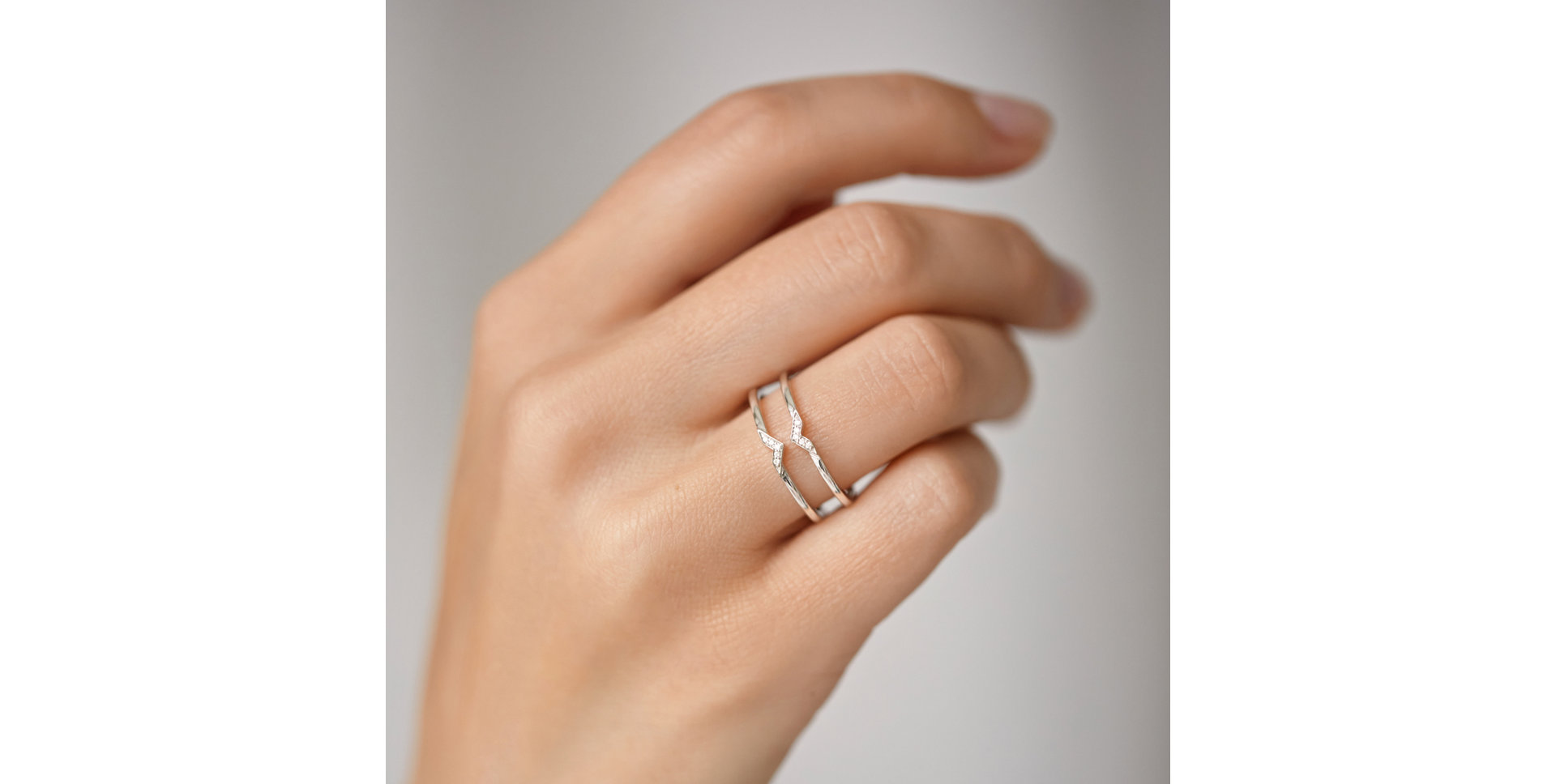 Prsten s diamanty Heaven Infinity