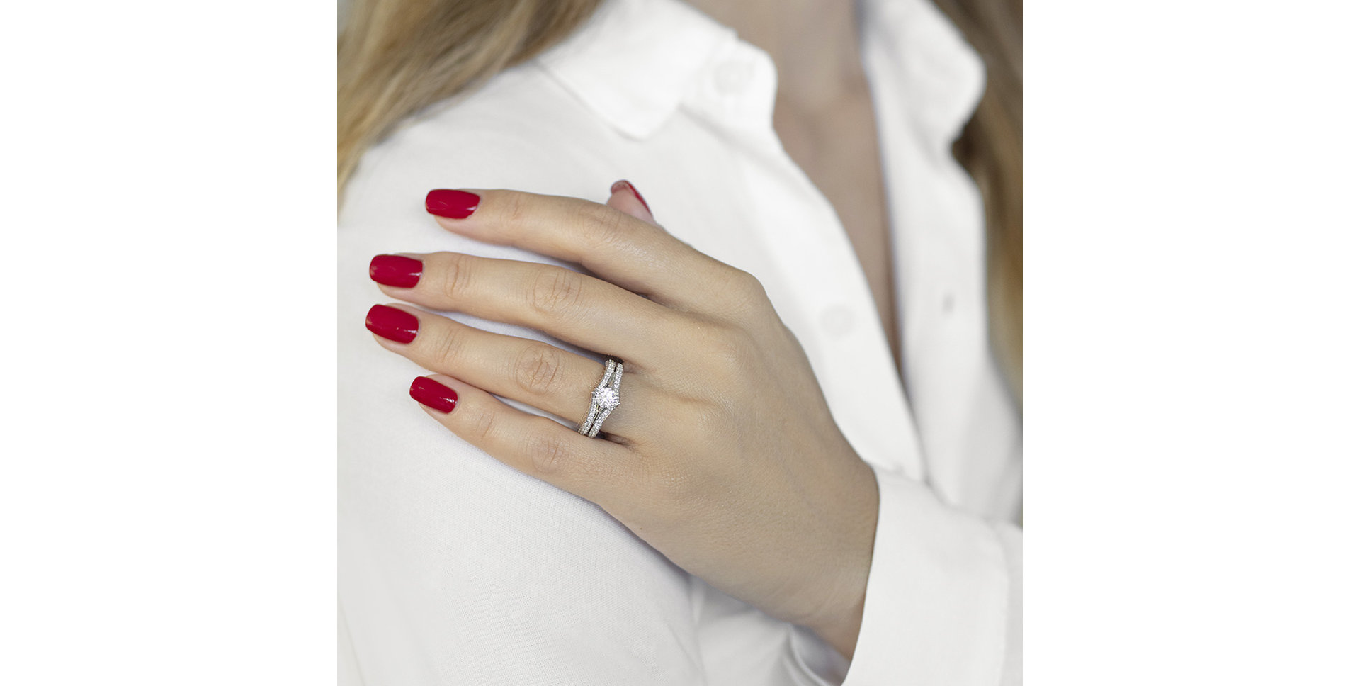 Prsten s diamanty Romelia