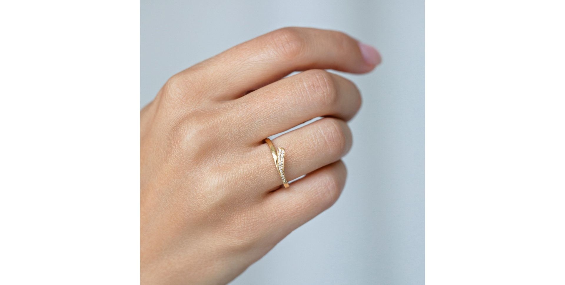 Prsten s diamanty Brilliant Wave