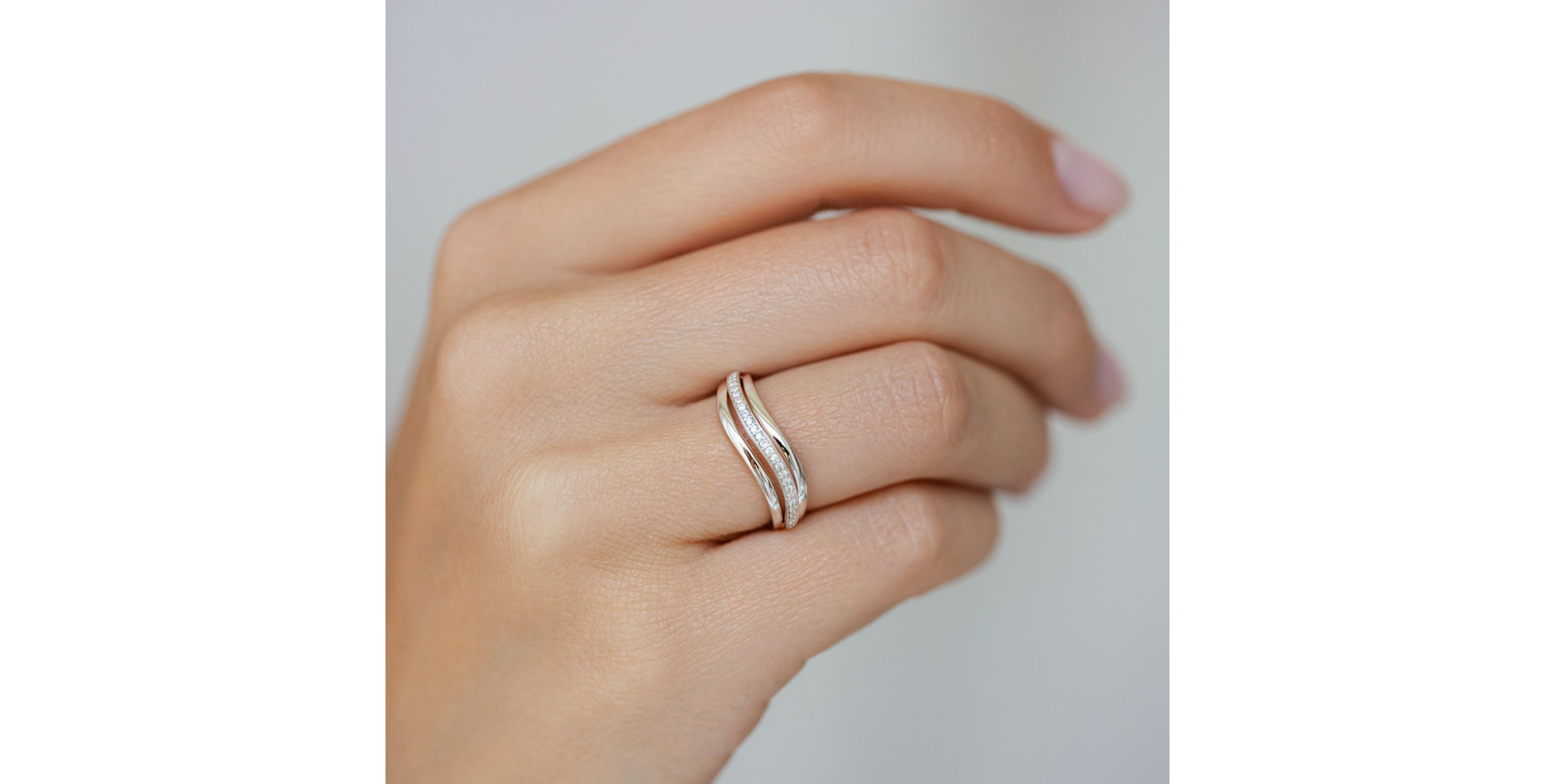 Prsten s diamanty Midnight Sea