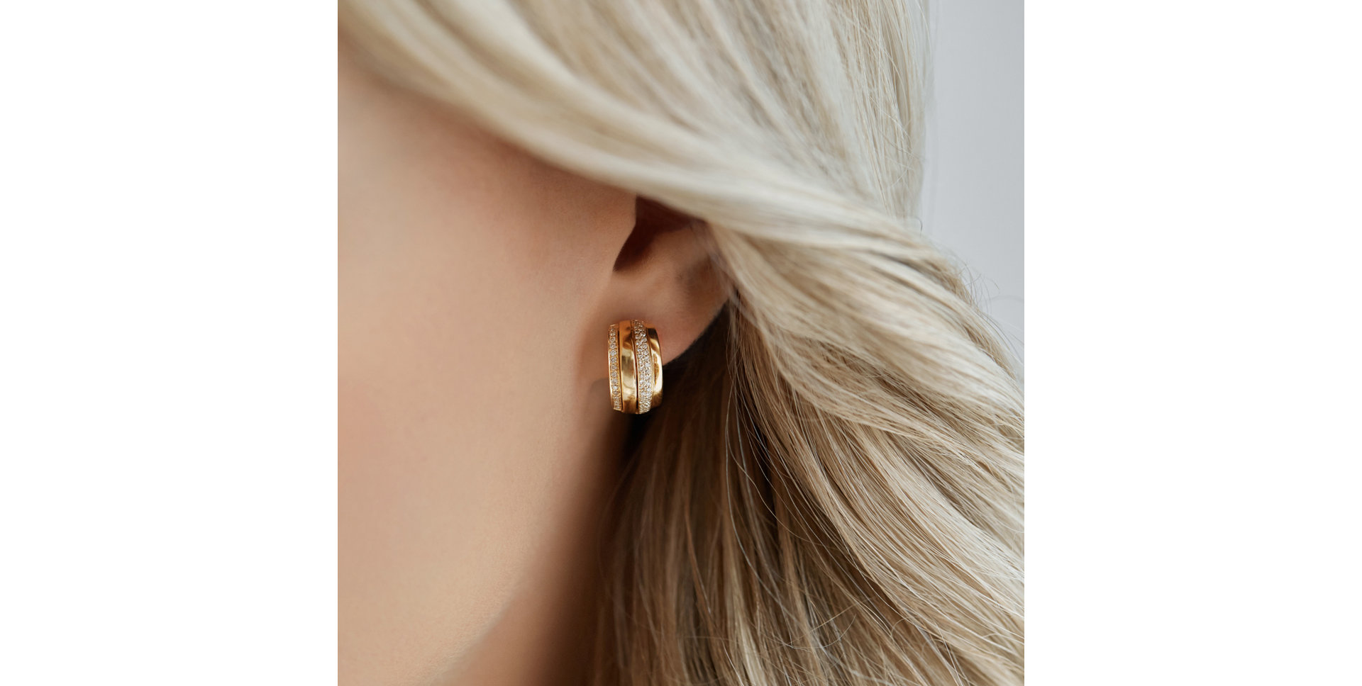 Náušnice s diamanty Exquisite Feeling