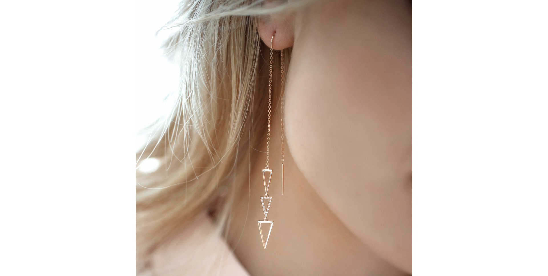 Náušnice s diamanty Viora