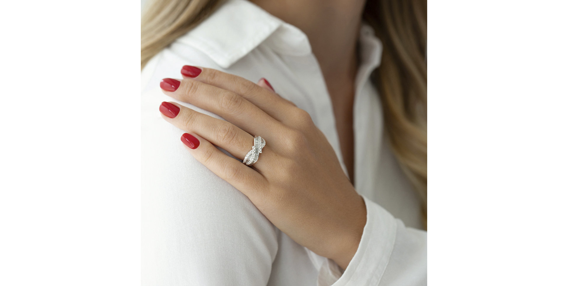 Prsten s diamanty Hermine