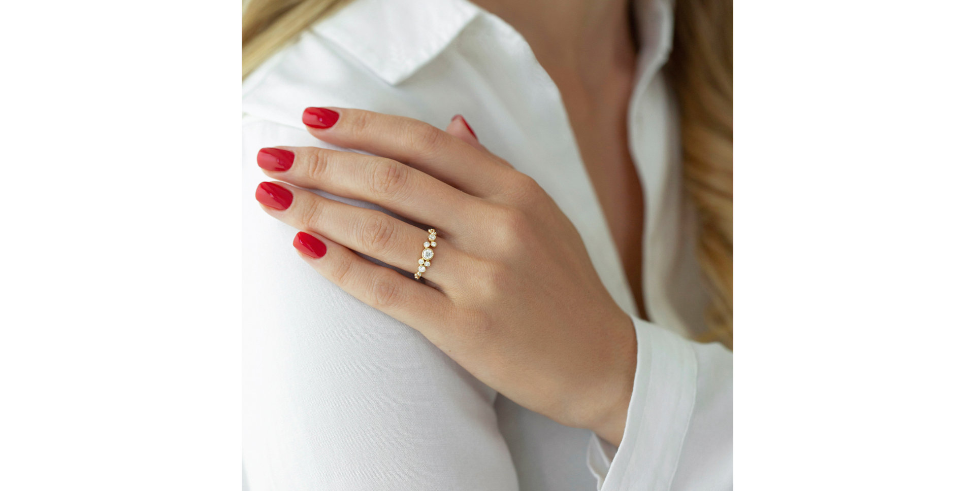 Prsten s diamanty Space Joy