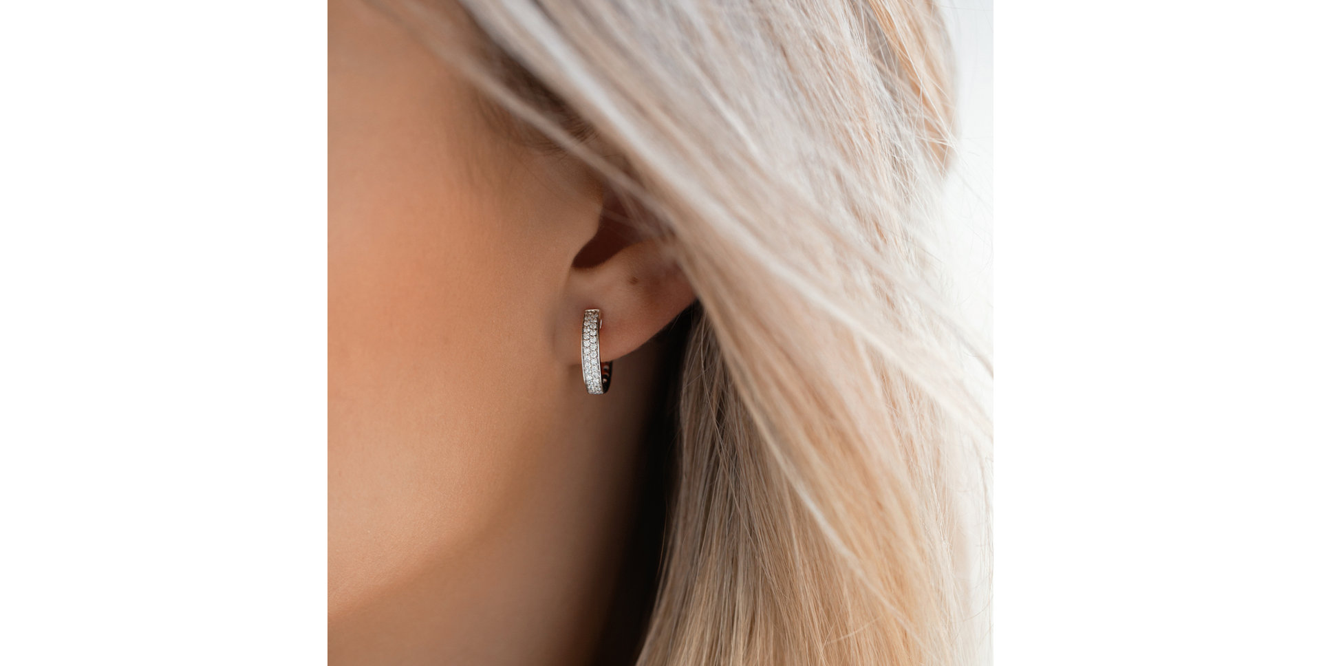 Náušnice s diamanty Midnight Jewel