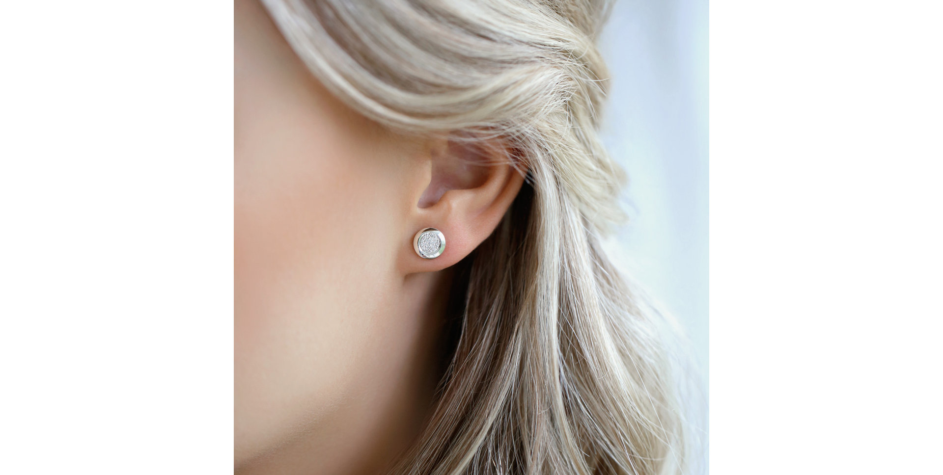 Náušnice s diamanty Space Mosaic