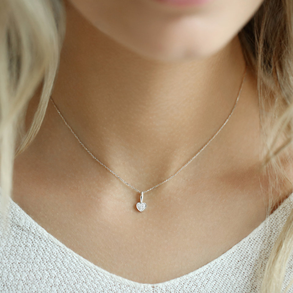 Přívěs s diamanty a safíry Recent Emotion