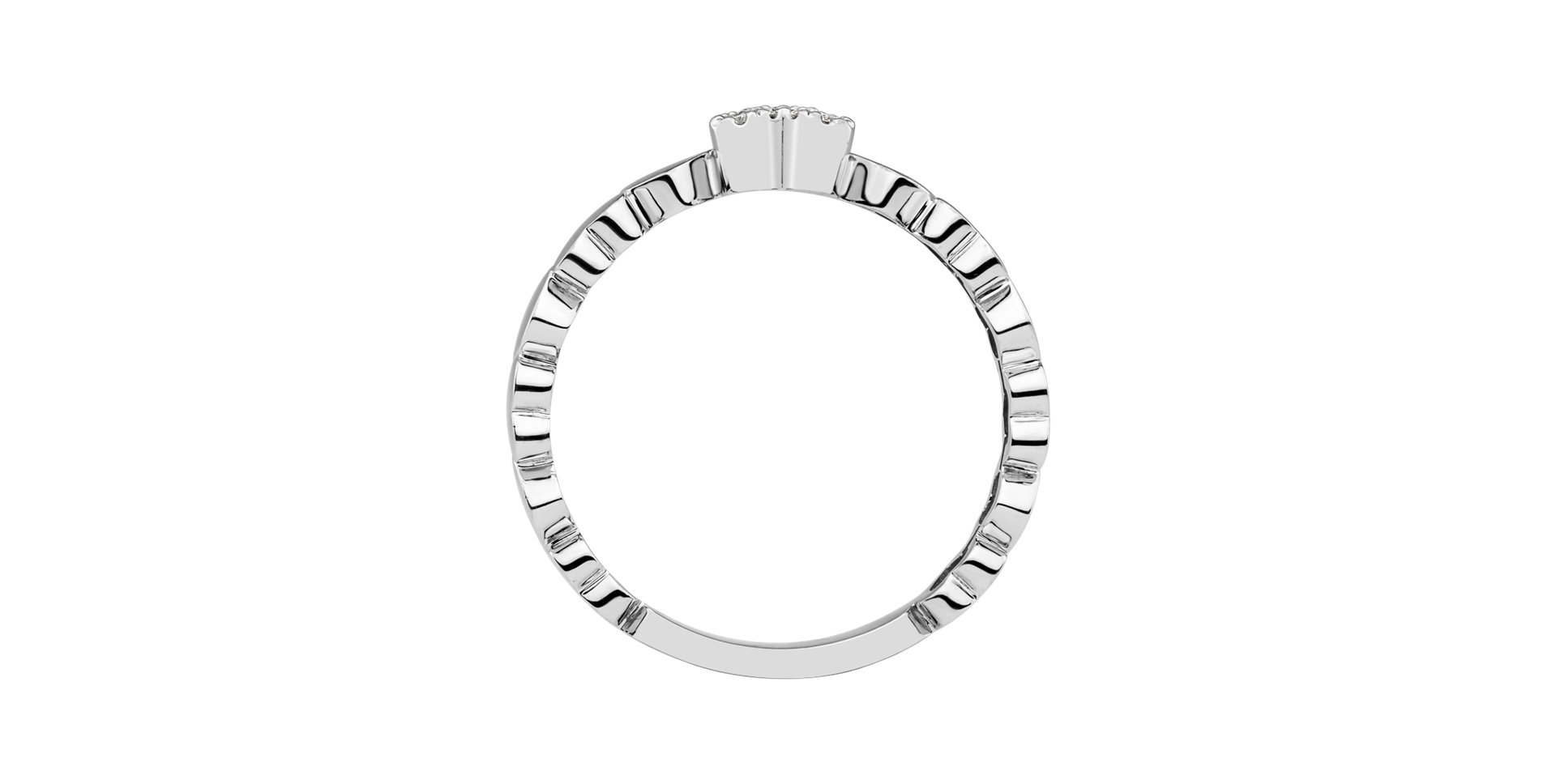 Prsten s diamanty Heart Galaxy