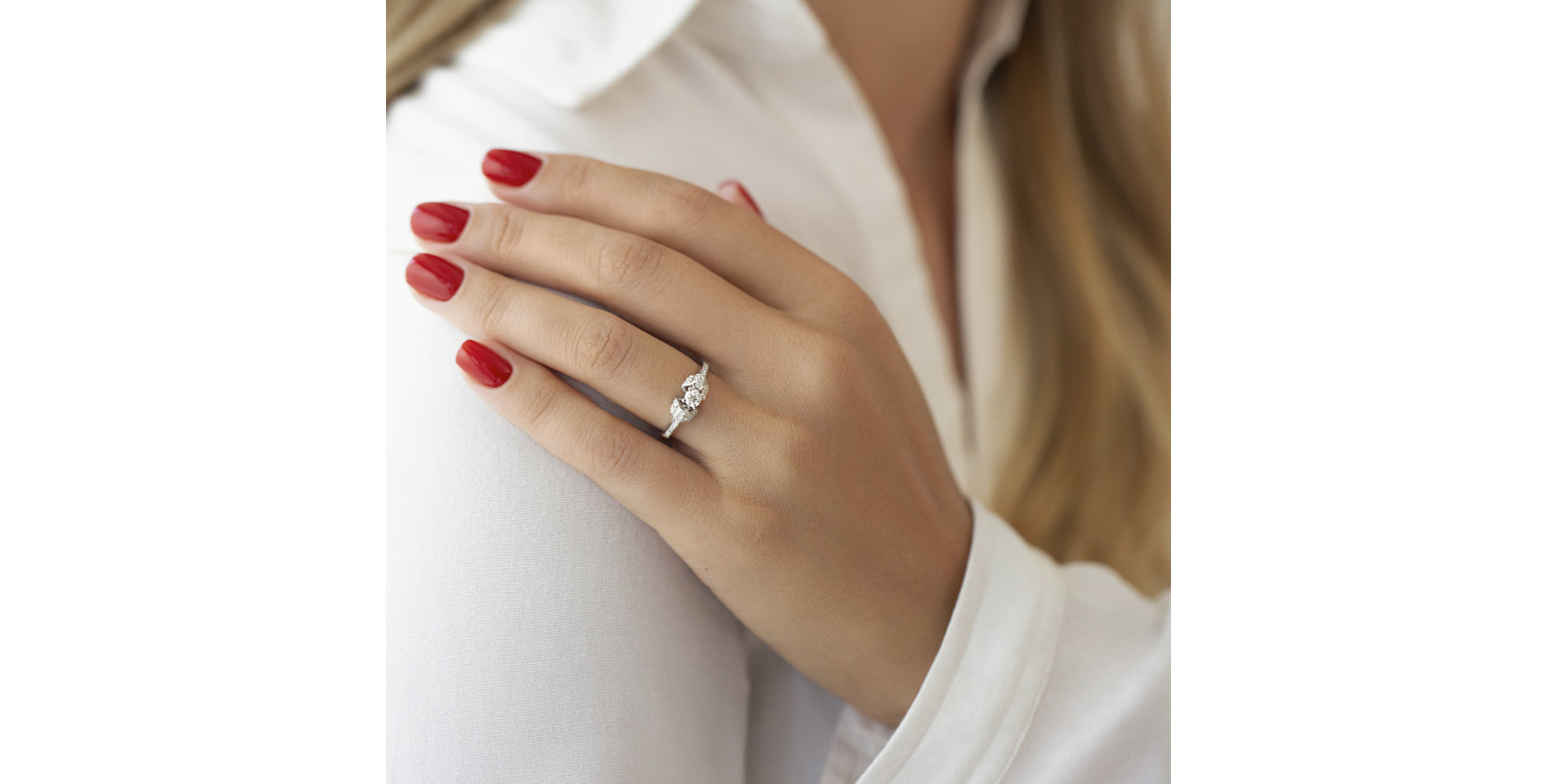 Prsten s diamanty Tugdual