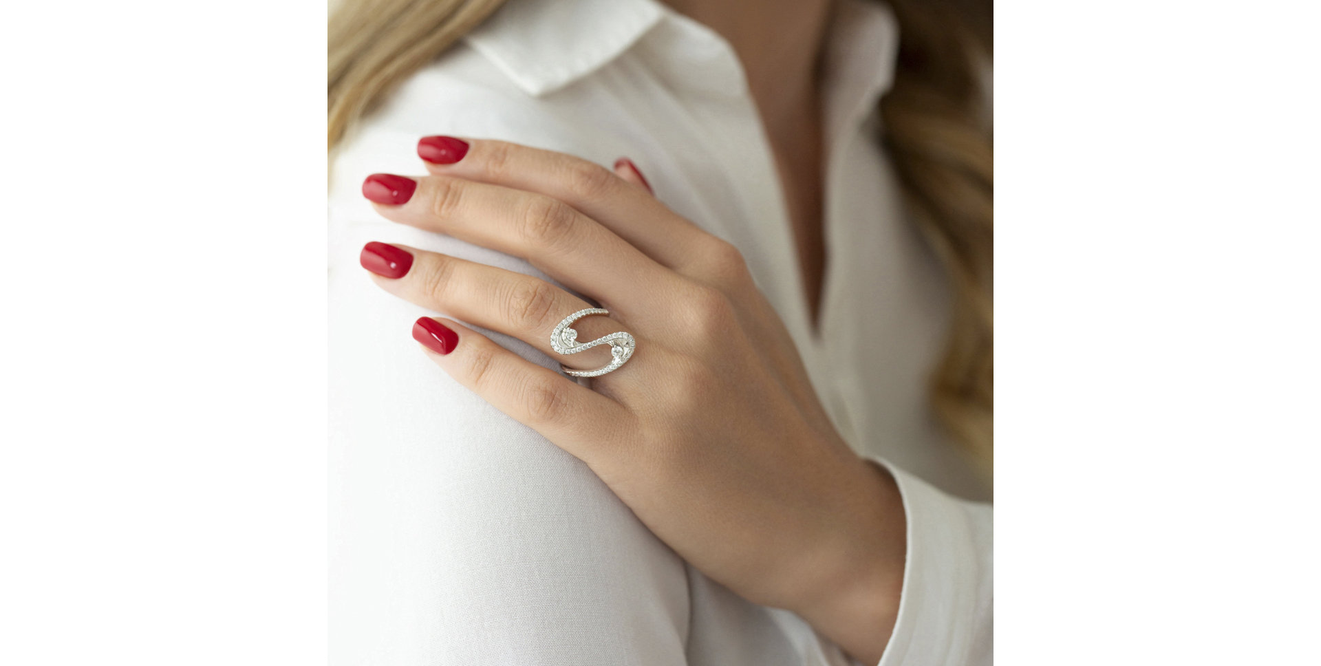 Prsten s diamanty Séverin