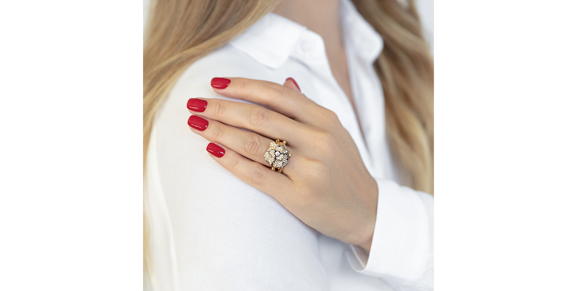 Prsten s diamanty Florencie