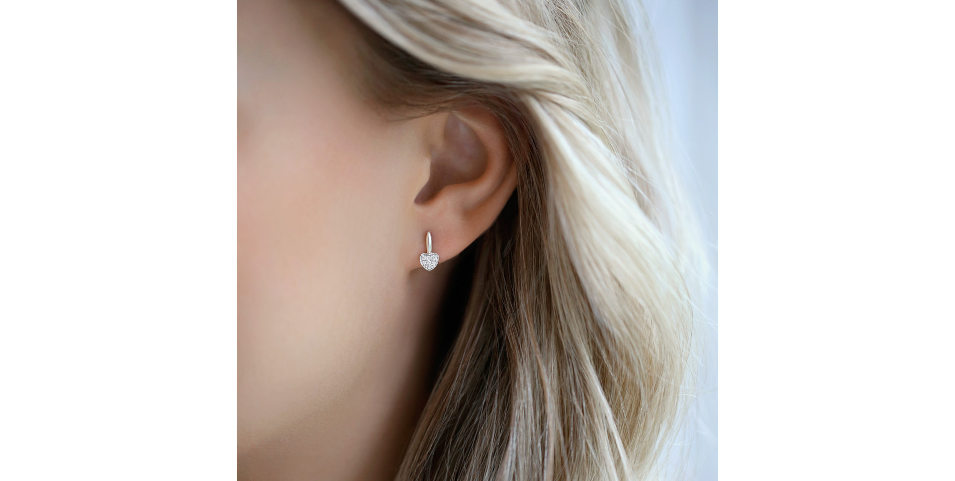 Náušnice s diamanty Love Ray