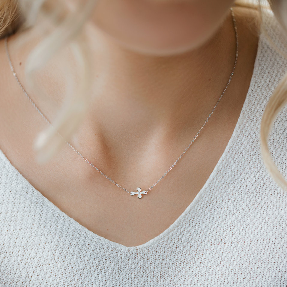 Náhrdelník s diamantem Pomp Religion