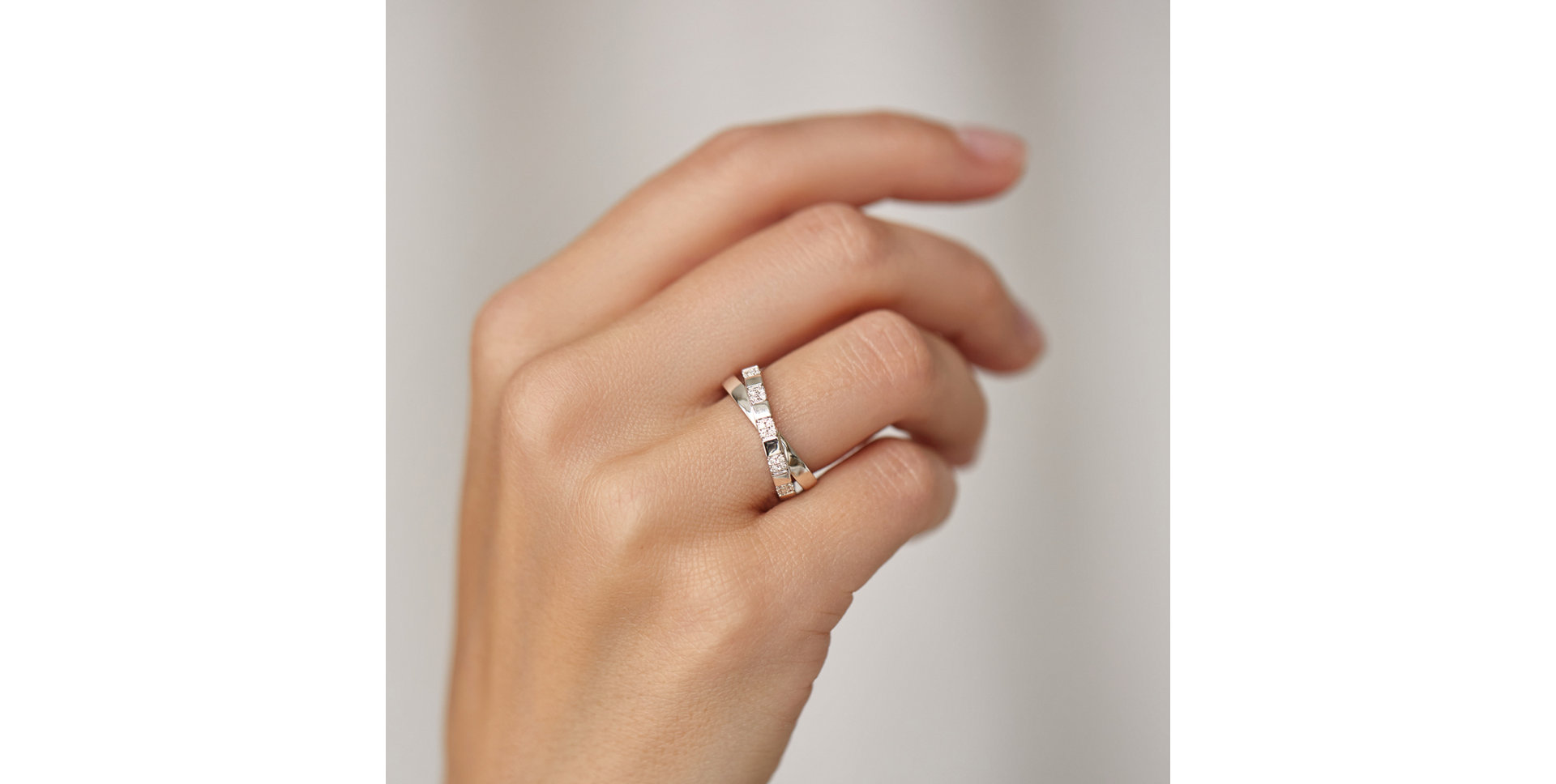 Prsten s diamanty Brave Twin