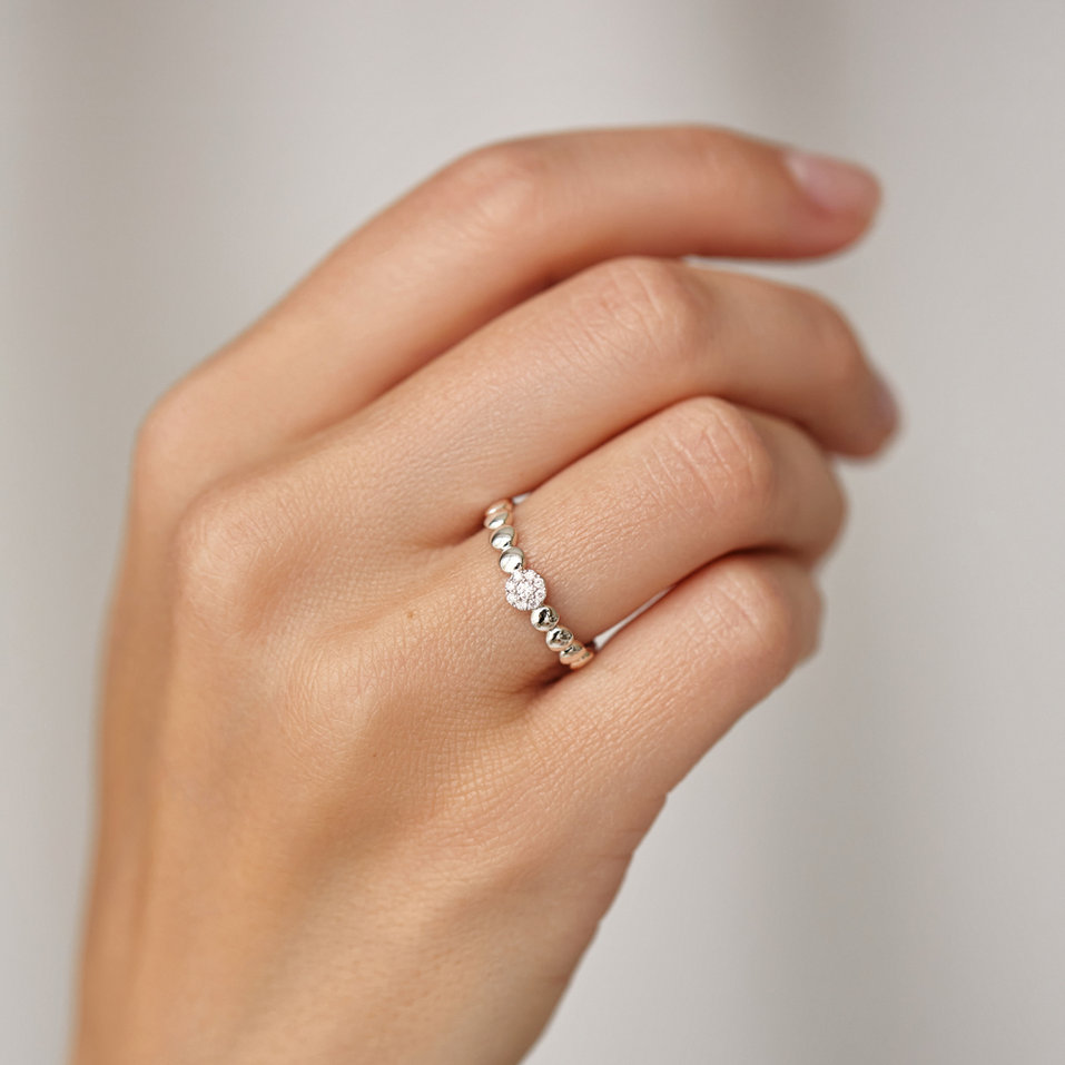 Prsten s diamanty Bubble Glow
