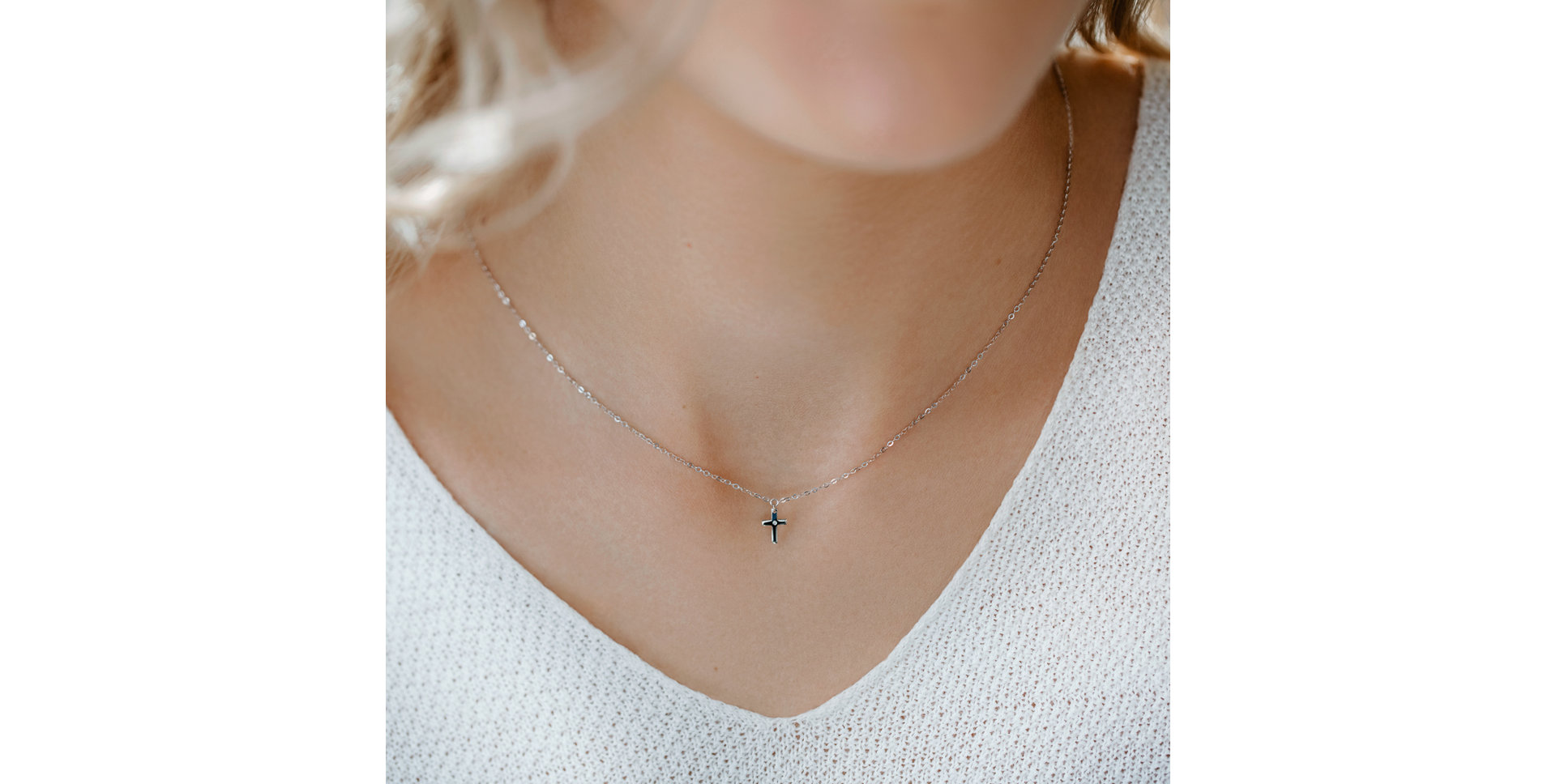 Náhrdelník s diamantem Believe