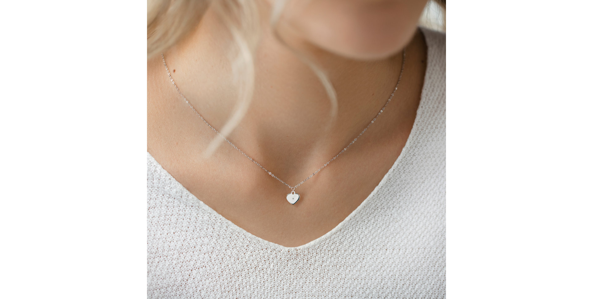 Náhrdelník s diamantem Dream Heart
