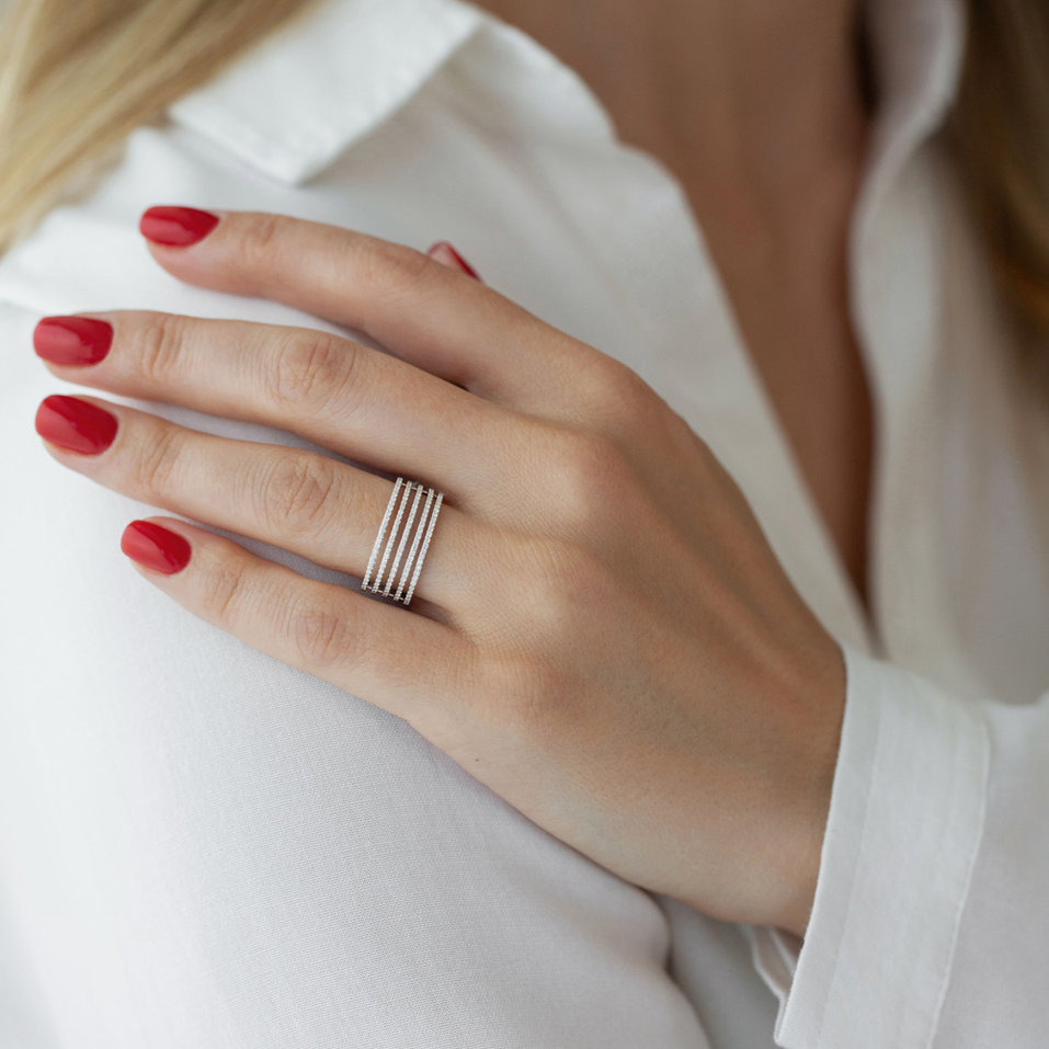 Prsten s diamanty Sparkle Line