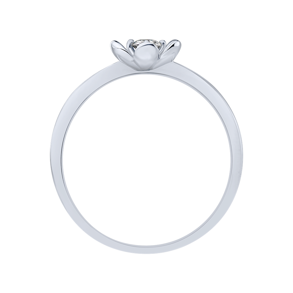 Prsten s diamantem Shiny Blossom