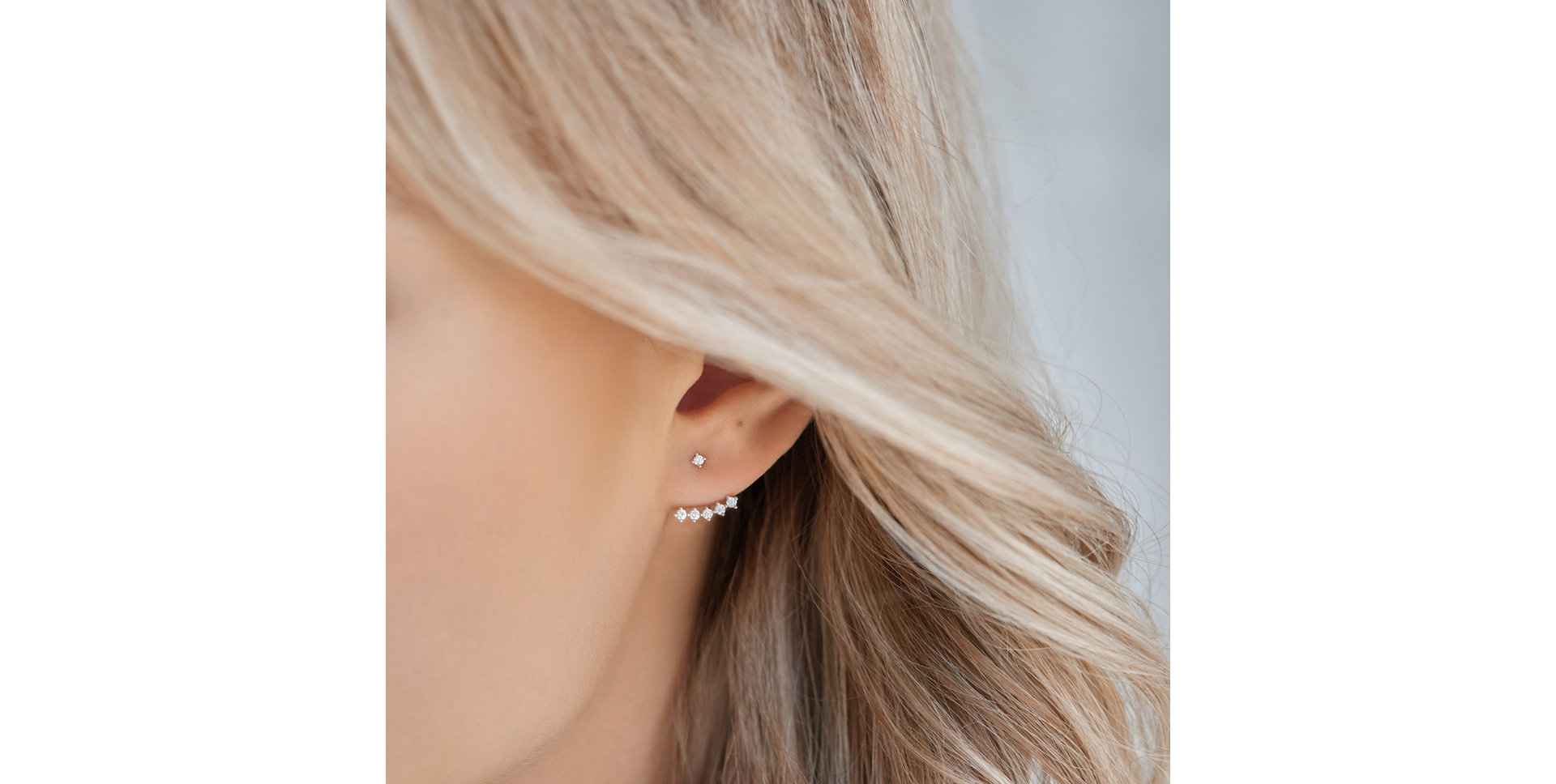 Náušnice s diamanty Charming Anchor