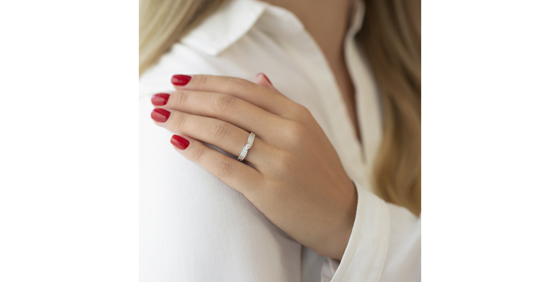 Prsten s diamanty Mallory